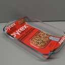 Pyrex Basics 3 Quart Oblong Glass Baking Dish, Clear 9 x 13 inch  - Original Genuine Pyrex - Made in the USA