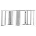 PETMAKER 4-Step Foldable Dog & Cat Stairs for Beds, Couches, Cars  Portable Indoor Outdoor Pet Steps for Small Dogs, Puppies, Kittens & Senior Pets, Lightweight Design, Carpeted Pads (Gray)