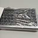 Wireless Keyboard and Mouse, Vssoplor Rechargeable Quiet Full-Size Keyboard and Mouse Combo Set Ultra Slim Design for Laptop, PC, Notebook, Desktop-Dark Gray