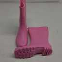 HISEA Women Rubber Boots Wide Calf Rain Boots Matte Surface Waterproof PVC Rubber Rain Boot Mid Height Rain Shoes for Outdoor Gardening Work Walking (6, Pink)