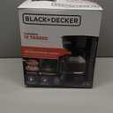 BLACK+DECKER 12-Cup Coffee Maker with Easy On/Off Switch, Easy Pour, Non-Drip Carafe with Removable Filter Basket, Vortex Technology, Black