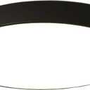 Ganeed LED Ceiling Lights, Modern Ceiling Lamp, 27 W 15.7-Inch Round Flush Mount Lighting Fixture, Kitchen Light Fixture for Dining Room Hallway Living Room Bedroom Office, Black