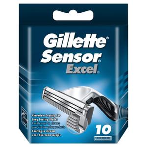 Gillette Sensor Excel Razor Blades for Men Pack of 10 Blades Gillette Sensor Excel Razor Blades for Men Pack of 10 Blades