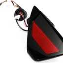 Charging Port Door Cover Charging Port Cover Rear Left Side Fit For Tesla Model 3 Model Y 2017-2023, Charging Port Left Trim Replace 1525134 1525134-00-A 1525134-00-C 1476608-00-F 148844-00-A