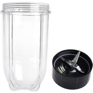 Replacement Cross Blade + 16oz Cup Set for Magic Bullet, Replacement Parts compatible with 250 W Magic Bullet MB1001 Blender
