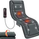 Full Body Massage Mat with Heat, Vibration Back Massage Pad for Chair, Bed, Sofa, Back Massager, Massage Chair Pad, 10 Vibration Motors& 2 Heating Levels (Blue)