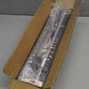 RICHER HOUSE Bathroom Floating Wall Shelf Set of 2 - Guard-Rail Small Wood Shelves for Decor, Over Toilet Storage, Kitchen Organizer - Black Gold