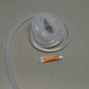 Flexible1/4 Shower Door Side Seal Strip 100 Inch Shower Glass Door Side Sweep for Frameless Glass Door,Silicone