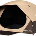 6 Person Blackout Camping Tent, Easy Setup Waterproof Family Dome Tent for Camping with Rainfly, Portable Double Layer Large Family Tent for Outdoor Camping&Hiking