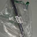 Strong Small Tension Rods 16 to 28 Inch Diameter 22 MM 1Pcs 1inch Shower Curtain Rod Black, Anti-slip -Heavy Duty Adjustable Spring Tension Rod for Windows,Bathroom