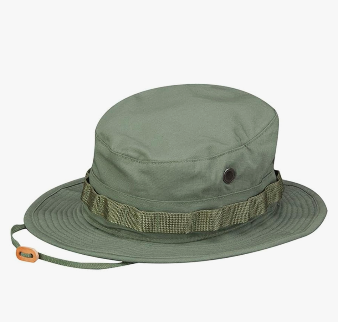 Propper Boonie Cotton/Ripstop Sun Hat, Size 7 1/4, Olive Green