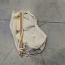 Vivere Cotton Hammock Chair with Hardwood Spreader Bar - 250 lb Capacity (Natural)
