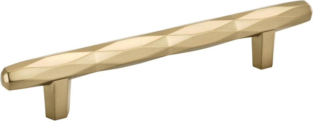 Amerock | Cabinet Pull | Champagne Bronze | 5-1/16 inch (128 mm) Center to Center | St. Vincent | 1 Pack | Drawer Pull | Drawer Handle | Cabinet Hardware