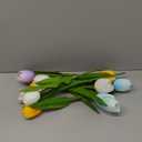 Buart Spring-Colors Tulip Flowers Artificial Luxury Big Tulip Valentine's Day Mother's Day Easter Home Kitchen Wedding Decorations(11pcs) (Luxury Series)