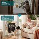 Ownpets Dog Screen Door, Inside Door Flap 12x14x0.4 Inch, Lockable Pet Screen Door, Magnetic Self-Closing Screen Door with Locking Function, Sturdy Screen Door for Dogs Cats