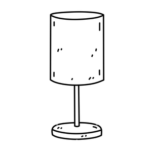 Simple Designs Table Lamp Desk Lamp, Cylinder Table Lamp for Bedroom Living Room Office Study