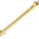NearMoon Adjustable Shower Arm Universal Connection, Solid Brass Extension Arm, Adjust Angle to Upgrade Shower Experience, Easy to Install, Anti-leak (Chrome Gold)
