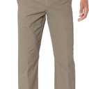 Amazon Essentials Men's Classic-Fit Wrinkle-Resistant Flat-Front Chino Pant  (38W x 32L, Dark Brown)