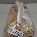 Toffee Linen Curtains 63 Inch Length for Living Room/Bedroom, Thick Burlap Textured Light Filtering Non See Through Grommet Farmhouse Country Drapes, Each 52 Inch Wide, 2 Panel