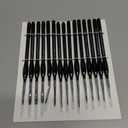 PANDAFLY Detail Paint Brushes Set, 15pcs Miniature Brushes for Fine Detailing & Art Painting - Acrylic, Oil, Watercolors & Paint by Number, Models, Face, Nail, Craft