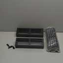 Metal 4 Pack Magnetic Spice Storage Rack Organizer for Refrigerator and Oven, Black Fridge Organizers and Storage