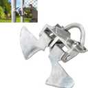 1-3/8" x 2-3/8"Chain Link gate Latch，Stainless Steel Butterfly Latch，Metal gate Latch，Chain Link Fence Parts for Outdoor Farm,Cattle and Tube