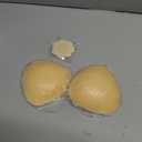 Double Sided Sticky Bra Inserts, Reusable Push Up Adhesive Pads with Padding for Bikini, Swimsuit, Sports Bra & Strapless Dresses Beige C