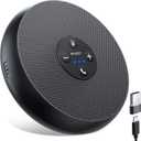 EMEET USB Speakerphone, M1A Zoom Certified AI Mics 360Voice Pickup USB Type C-A Plug&Play Computer Speakers with Microphone, Fast Mute Noise Reduction Echo Cancellation for 5-8 People for Zoom Teams