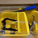 35Qt Commercial Mop Bucket with Side Press Wringer on Wheels Yellow