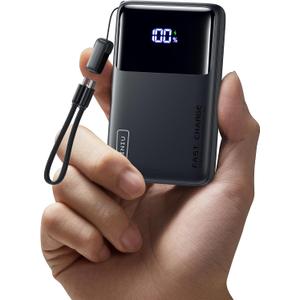 INIU Portable Charger, Slimmest 10000mAh 45W PD Fast Charging Power Bank, USB C in&Out Mini Battery Pack, Travel Essential Phone Power bank for iPhone 17 16 15 Air Samsung S25 S24 Google Pixel iPad etc INIU Portable Charger, Slimmest 10000mAh 45W PD Fast Charging Power Bank, USB C in&Out Mini Battery Pack, Travel Essential Phone Power bank for iPhone 17 16 15 Air Samsung S25 S24 Google Pixel iPad etc