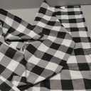 Hiasan 60 x 120 Inch Checkered Tablecloth Rectangle - Stain Resistant, Spillproof and Washable Gingham Table Cloth for Outdoor Picnic, Kitchen and Holiday Dinner, Black and White