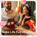 2 Pairs Couple Socks Romantic Gifts Funny Socks with I Love My Boyfriend/Girlfriend for Christmas Anniversary Valentine's Day Gifts