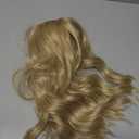 Blonde Wig Short Wavy Ash Blonde Wig with Bangs Flaxen Blonde Wigs for Women Girls Heat Resistant Synthetic Wigs(Ash Blonde)