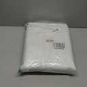 Diraysid 100% Blackout White Curtains Linen Curtains for Bedroom Grommet Thermal Insulated Room Darkening Drapes (2 Panels, W52 x L84 Inch)