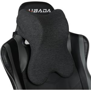 Car Neck Pillow for Driving Gaming Chair Headrest Pillow Office Chair Neck Pillow Ergonomic Design Double Straps Design Suitable for Different Heights (Dark Grey)
