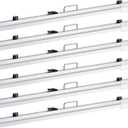 Estune 6 Pcs 42 Inches Blueprint Hanging Clamps Aluminum Blueprint Holders
