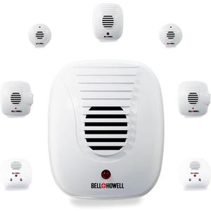 Bell+Howell Ultrasonic Pest Repeller Plug in Device Assorted 8 Pack, Effectively Aids to Repel mice, Bugs, Rats, Rodents, Mosquitos, roaches, Spiders and Ants Chemical, Odor and Sound Free