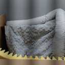 Orthopedic Dog Beds for Large Dogs,Waterproof Dog Bed, Egg Crate Foam Bed for Large Dogs, Big Pet Bed with Washable Removable Waterproof Pillow Cover and Anti-Slip Bottom, Grey (42"L x 30"W x 7"Th)