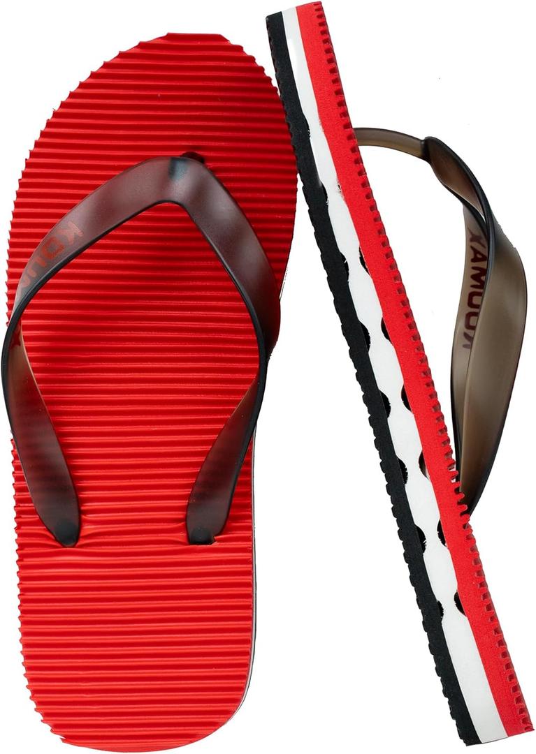 Womens Men Casual Flip Flops with Massage Comfortable Arch Support Yoga Mat Summer Beach Walking Thong Cushion Sandals Lightweight Flats Non-Slip Shoes Indoor Outdoor, 11