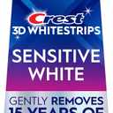 Crest 3D Whitestrips Sensitive White – Teeth Whitening Kit, 18 Treatments, Each with 1 Upper/1Lower, 36 Strips – Crest 3DWhite Teeth Whitening Strips