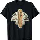 Santa Cruz, Surfer Surfboard Vintage Tshirt T-Shirt 2XL Gray