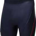 ZONE3 Neoprene Buoyancy Shorts 'Premium' Aerodome Elite 5/3mm (Large, Black/Red)