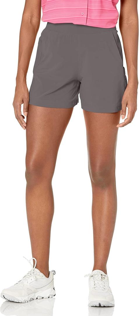 Columbia Womens Anytime Flex Short (X-Small/5" Inseam, City Grey)