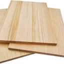 3 PCS Rectangle Wood Boards Unfinished Wood Blocks for Crafting, 11.8x7.9x0.4in Blank Whittling Wooden Blocks for Wood Carving,Painting & Burning