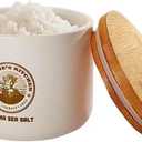Salt Cellar - Colima Sea Salt Container with Lid Elegant Kitchen Salt Holder - Salt Jar with Cover Perfect for Keeping Table Salt, Spice, Gourmet Salt and Salt Pot