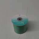 CT CRAFT LLC Sheer Organza Wired Ribbon 2.5" x 25 Yards x 2 Rolls Green for Wedding Chair Bow Flora Bouquet Gift Wrapping Christmas Tree Home Decor Wreath