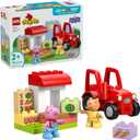 LEGO DUPLO Peppa Pig Tractor and Market - Building Toy for Toddlers, Ages 2+ - Sensory Toy for Girls & Boys - Includes 2 Figures - Birthday Gifts for Kids - 10468