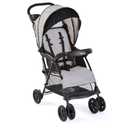 Kolcraft Cloud Plus Lightweight Toddler Umbrella Baby Stroller with Large Storage Basket and Canopy, Reclining Seat, Child and Parent Trays, Compact Easy Fold for Summer Travel - Slate Gray (Slate Grey (Wheel Color May Vary))
