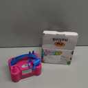 Nulink Electric Balloon Pump, Portable Electric Balloon Blower Machine Balloon Air Pump Dual Nozzle 110V 600W Balloon Inflator for Party Decorations (Rose red)