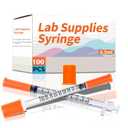 0.5ml 30G 5/16 Inch 8mm Syringe, Lab Syringes Individually Wrapped, Pack of 100